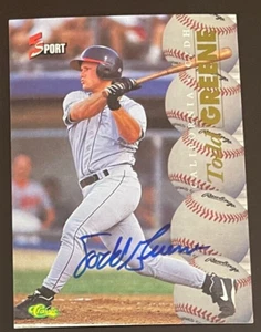 TODD GREENE SIGNIERTE 1995 Classic 5 Sport Angels KARTE ~ AUTHENTISCH - Bild 1 von 2
