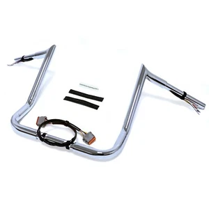 12" Prewired 1.25" Meat-hook Bar For 96-06 FLHT FLHTCI FLTRI FLHTI FLHX FLHXI - Bild 1 von 12
