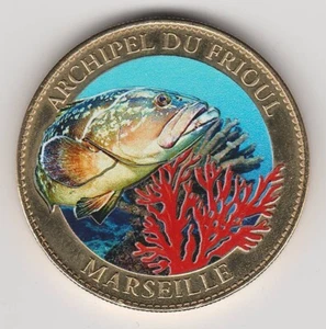 A 2011 COIN TOKEN MEDAILLE SOUVENIR A-B -- 13 000 ARCHIPEL DU FRIOUL - Picture 1 of 2