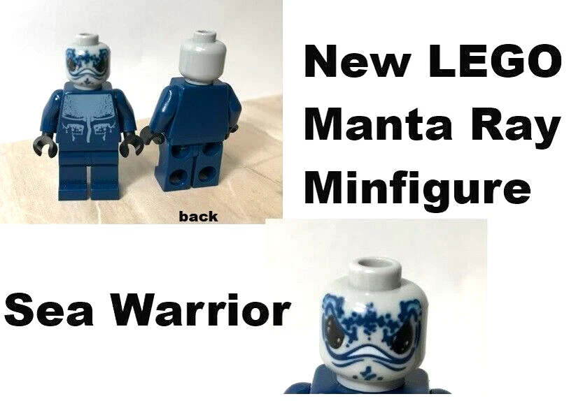 Nuevo LEGO Sea Creature Manta Ocean Warrior Protector del Agua Peces Alienígenas Foto 1 de 1