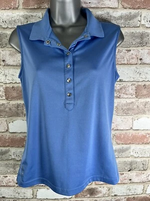 Camisa de golf Daily Sports para mujer talla M azul sin mangas Foto 1 de 4