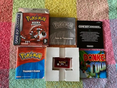 Pokémon Ruby Version Nintendo Game Boy Advance GBA DS CIB New Battery POKEMON - Image 1 of 4