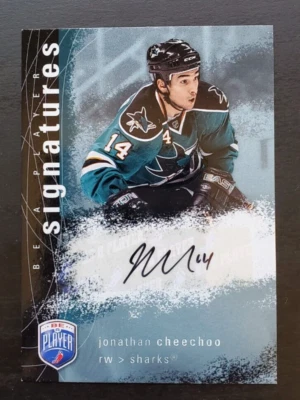 2007-08 Be A Player Jonathan Cheechoo BAP Signatures Auto #S-JC San Jose Sharks - Image 1 of 2