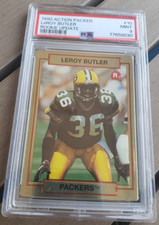 1990 Action Packed Rookie Update LeRoy Butler RC Card PSA 9 Mint #10