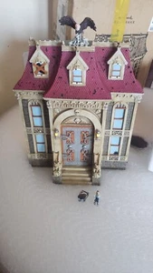 Hallmark Hauntington Collezione Villaggio Halloween Espositore Haunted TOWN HALL Whs1 - Foto 1 di 10