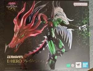 S.H.MonsterArts Yu-Gi-Oh! GX E. HERO Flame Wingman from Japan New - Picture 1 of 11
