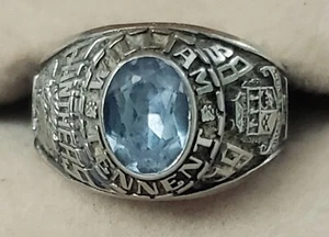 Anillo William Tennent High School Panthers Talla 6 Piedra Azul HJ ULT Hj-Ult, 1985 - Imagen 1 de 11