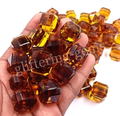 500 CT Smokey Quartz Lot Cube Cut IGL Certified Transparent Loose Gemstone M25 - Image 1 of 4