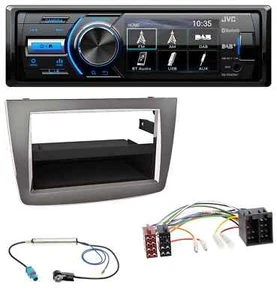 JVC Bluetooth MP3 USB DAB Autoradio für Alfa Romeo MiTo 955 08-14 ISO dunkelsilb - Bild 1 von 10