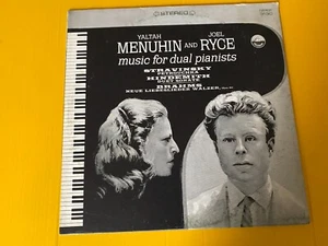 Menuhin and Ryce Music For Dual Pianists Everest LP Stravinsky Hindemith Brahms - Imagen 1 de 4