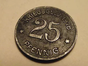 #3204 Coblenza Germania; 25 soldi di guerra 1918 - Foto 1 di 2
