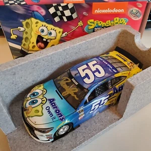 2015 David Ragan #55 SpongeBob autographed Toyota Camry Nascar 1:24 - Picture 1 of 4