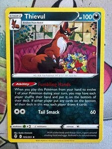 Thievul Non Holo English Pokemon TCG BKAC686 - Picture 1 of 1