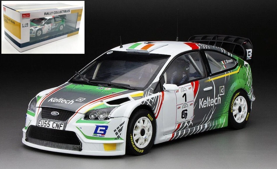 Modellino auto rally scala 1:18 FORD FOCUS WRC06 modellismo statico collezione - Immagine 1 di 1