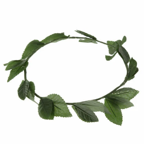 Green Laurel Wreath Headpiece Fancy Dress Leaf Costume Roman Greek Accessories - Image 1 of 1