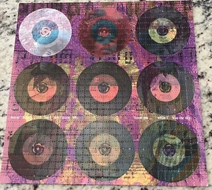 BLOTTER ART JIMI HENDRIX PURPLE HAZE 45 VINYL-PLATTENBLATT. - Bild 1 von 1