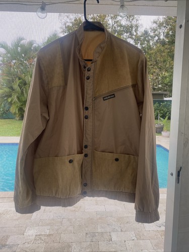 Giacca frangivento vintage Valentino jeans velluto a vento grande si prega di leggere