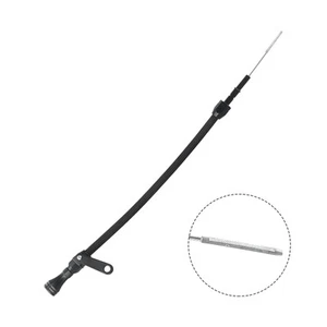 Black Dipstick for Car Engine Oil with Flexible Tube For LSX 57 60 (Metal) - Picture 1 of 24