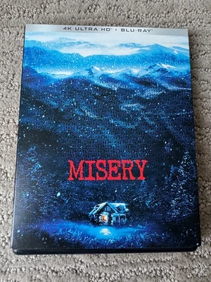 MISERY 4K (Ultra HD / Blu-ray) + RARE OOP PRISTINE SLIPCOVER ~ Box Ship   Foto 1 de 4
