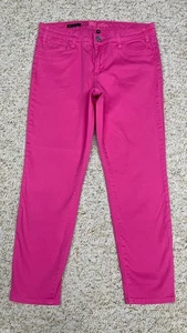 Kut Jeans Women's sz 10 Marilyn Skinny Ankle Mid Rise Denim Stretch Pink (32x27) - Picture 1 of 20