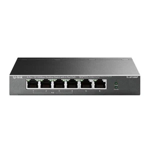 6-PORT 10/100 MBPS DESKTOP SWITCH WITH 4-PORT POE+ - Picture 1 of 8