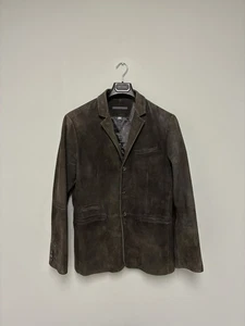 $2198 John Varvatos Suede Jacket EU 48 USA 38 - Picture 1 of 8