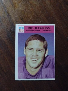 1966 Philadelphia #110 Rip Hawkins Minnesota Vikings NRMT - Picture 1 of 2