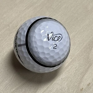 (1) Vice Pro Plus Tracer Black Golf Ball - Picture 1 of 3