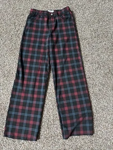 Abercrombie Girls Plaid Pants Size 13/14 - Picture 1 of 3