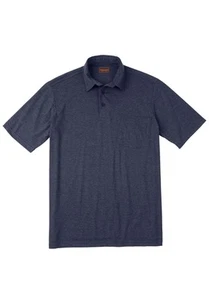 KingSize Men's Big & Tall Heavyweight Jersey Polo Shirt - Picture 1 of 10