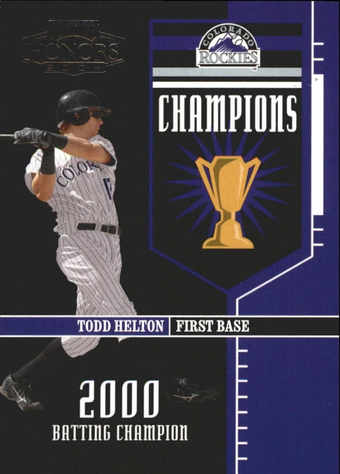 2004 Playoff Honors Champions #13 Todd Helton/2000 - BB - Image 1 of 2