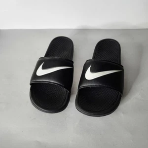 Nike Slides para hombre, blanco y negro, talla 12 - Imagen 1 de 7