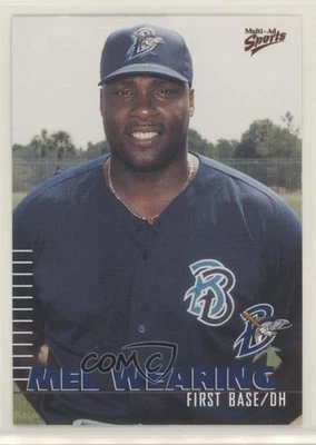 2000 Multi-Ad Sports Bridgeport Bluefish Mel Wearing #27 - Image 1 of 2