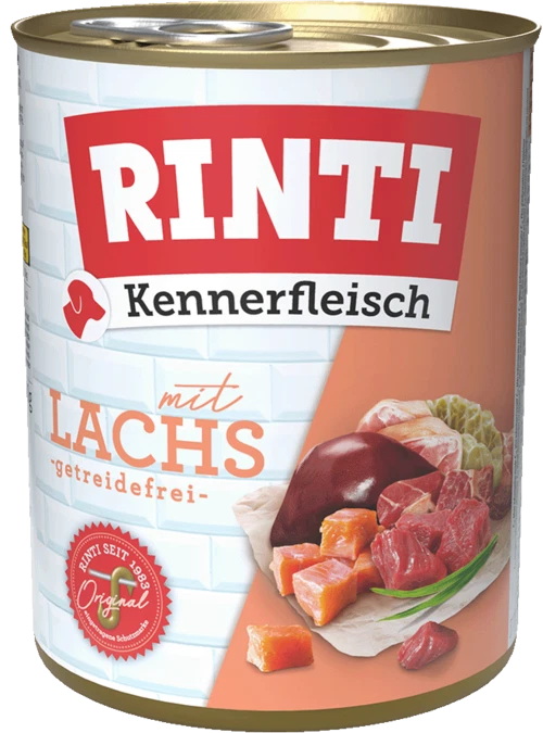 Rinti Kennerfleisch Lachs | 12x 800g Hundefutter nass - Bild 1 von 1