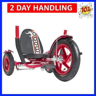 Triciclo Mity Sport Safe. Triciclo de paseo con rueda grande para niños pequeños. Coche a pedales, rojo grande Foto 1 de 4