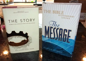 THE MESSAGE - THE STORY - HARDBACK - SET OF 2 - EXCELLENT CONDITION -  LIKE NEW - Foto 1 di 11