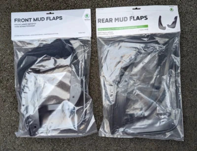 Auténtico Skoda Fabia MK3 escotilla solapas de barro delanteras traseras 2015-20 6V0075111 6V6075101 Foto 1 de 4