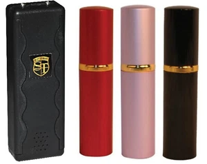 Women's Triple Protection Combo-Stun Gun-95M Volts-Emergency Siren- Pepper spray - Picture 1 of 31