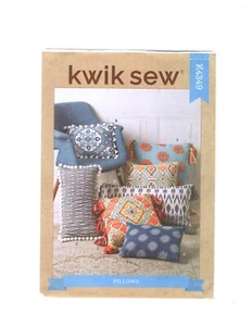 Sewing Pattern for Pillows, Home Decor, Throw Pillows, Kwik Sew K4349, Uncut F/F - Picture 1 of 3