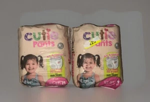 Paquete de 2 pantalones Cutie pantalones de entrenamiento para niños pequeños talla 4T a 5T de más de 35 libras. 19 Ct - Imagen 1 de 1
