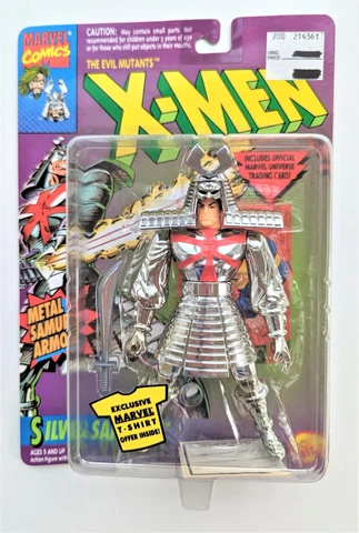 NEW Marvel X-Men The Evil Mutants SILVER SAMURAI Action Figure Toy Biz 1994 Cover