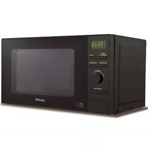 Dimplex Compact 20Litre Stainless Steel Interior 800Watt Black Digital Microwave - Picture 1 of 3