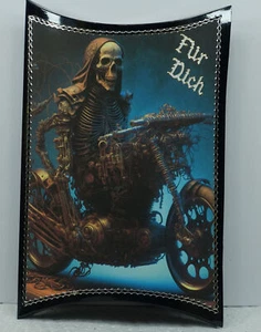Hecho a mano, embalaje de regalo, cumpleaños, dinero, cupón, moto, esqueleto - Imagen 1 de 2
