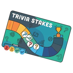 Trivia Stakes Family Board Game with Trivia and Wagers - Picture 1 of 7