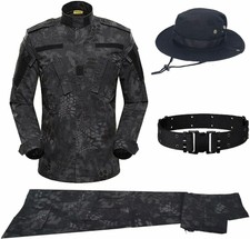 Tactical Camo fatigues treated in EMF radiation shielding agent 120GHz @100KW