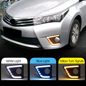 Daytime Running Light for Toyota Corolla 2014~2016 Day Light Turn Signal Light - Picture 1 of 11
