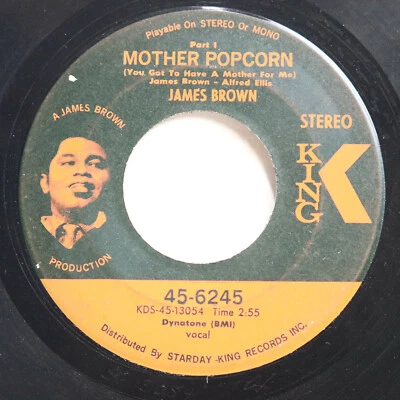JAMES BROWN - MOTHER POPCORN PT. 1 & 2 - SOUL 45 Foto 1 de 2