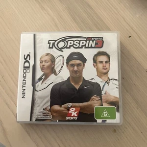 Top Spin 3 - Nintendo DS Tennis Game Complete with Manual - 2K Sports - Picture 1 of 3