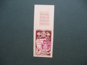 Monaco Essai de Couleur Non dentelé Inperf 1951 N° 356 Année Sainte Concordat - Picture 1 of 2