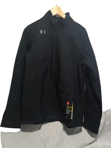 Under Armour Mens Black Jacket Medium Cold gear Loose NWT Infrared Has Logo $115 - Picture 1 of 12